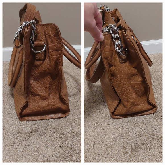 ❤️SALE! MICHAEL KORS Crocodile Embossed Hamilton Satchel - Picture 17 of 17